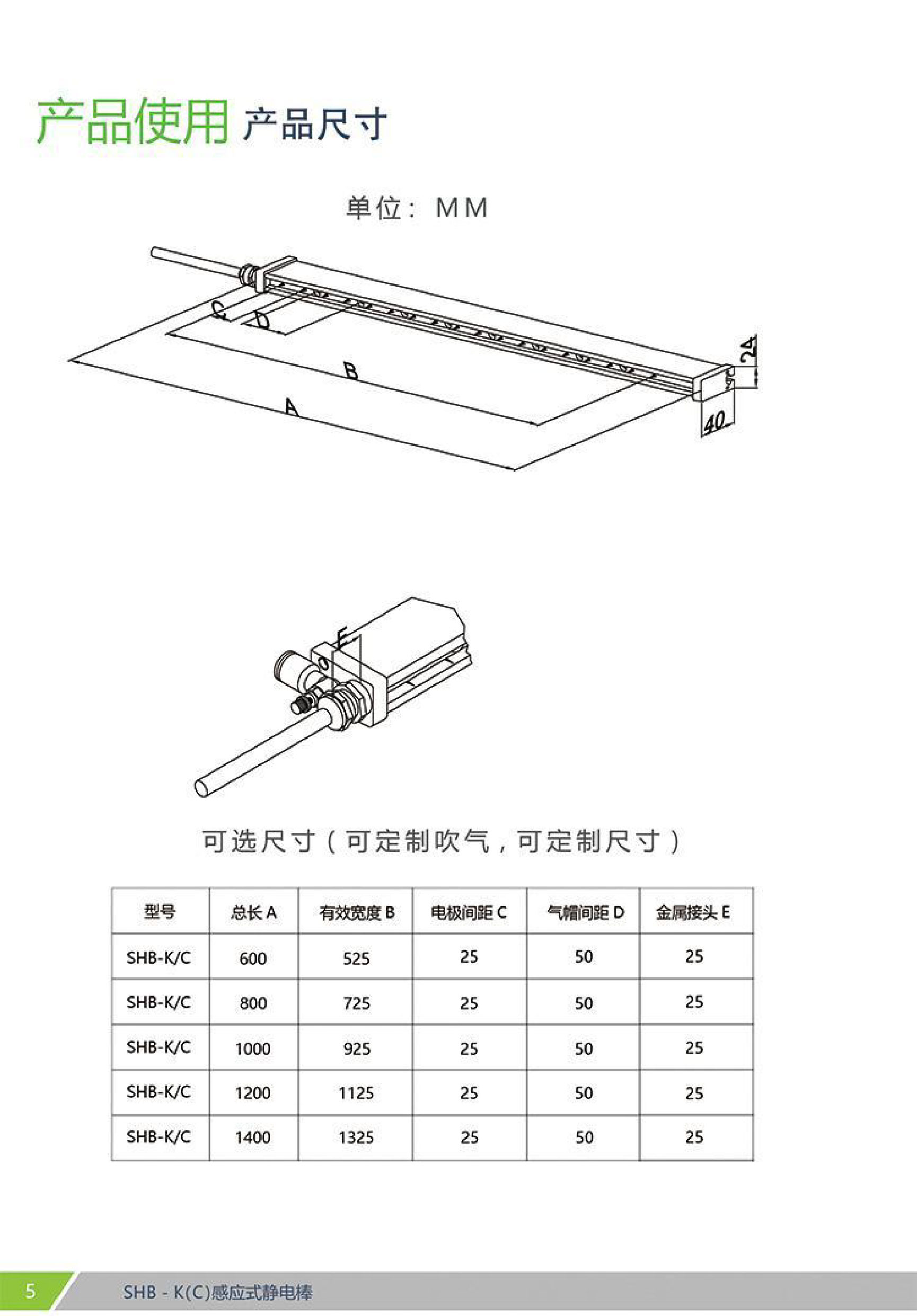 SHB-KC 感应式离子风棒(图5)
